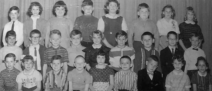 3rd grade class from Franklin public school, 1964