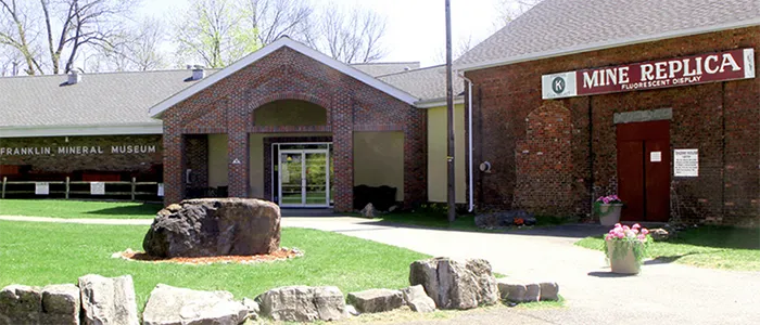 front of Franklin mineral museum building